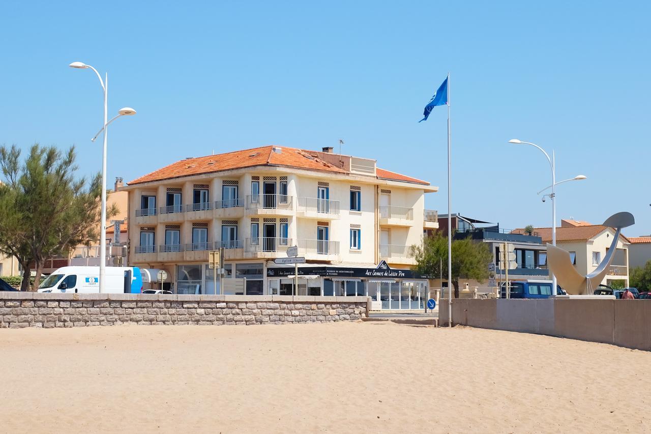 Hotel De La Mer Valras-Plage Esterno foto