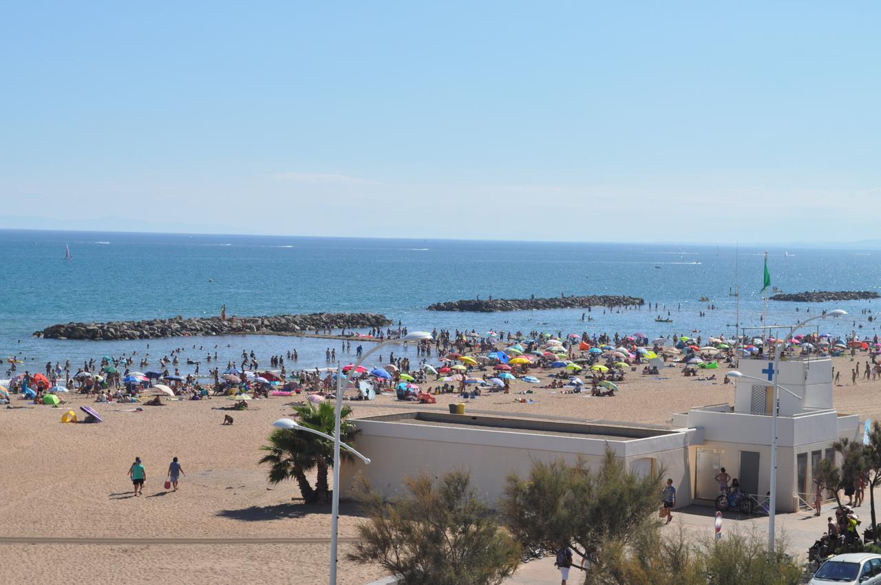 Hotel De La Mer Valras-Plage Esterno foto